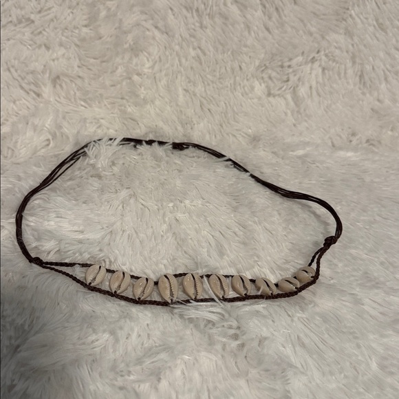 Brown Cowrie Shell Adjustable Bracelet or Necklace - Picture 6 of 6